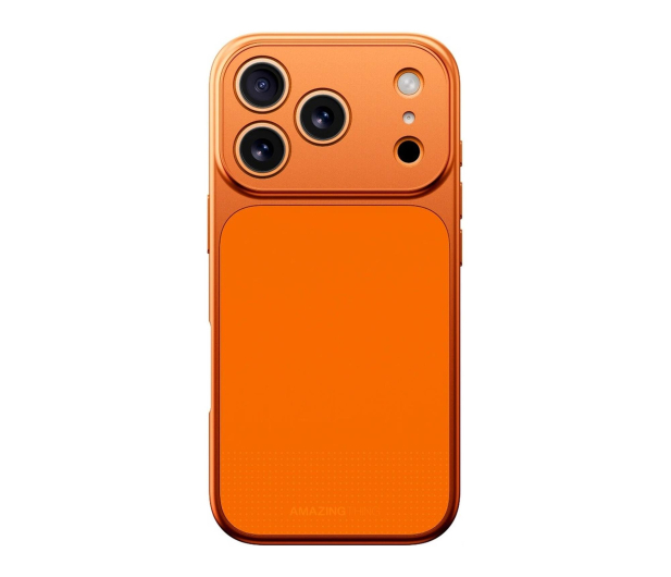 AmazingThing Minimal Mag Full Cover Case na iPhone 17 Pro - pomarańczowe - 1527009 - zdjęcie
